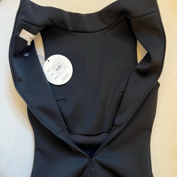 New Cameo Black Midi Dress with High Collar - Picture 10 of 13